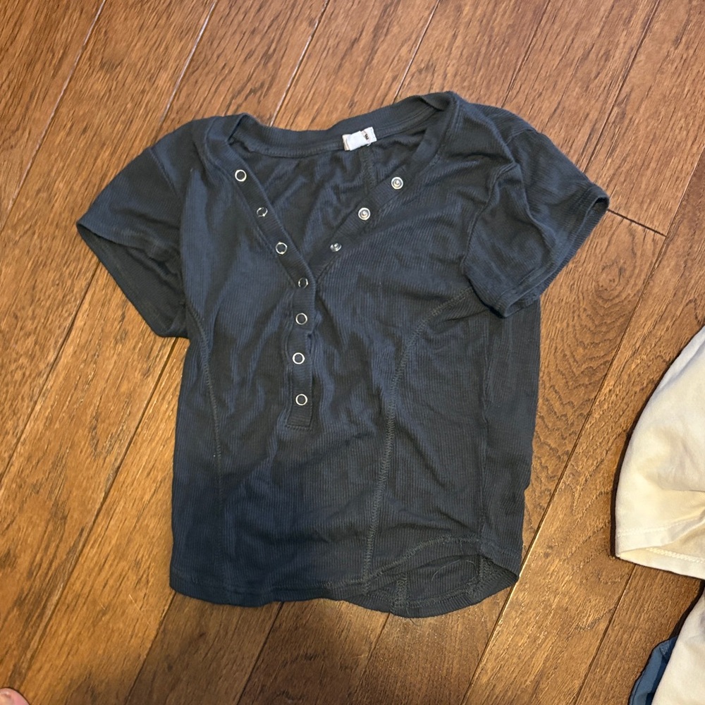 Garage Black Short Sleeve Tee